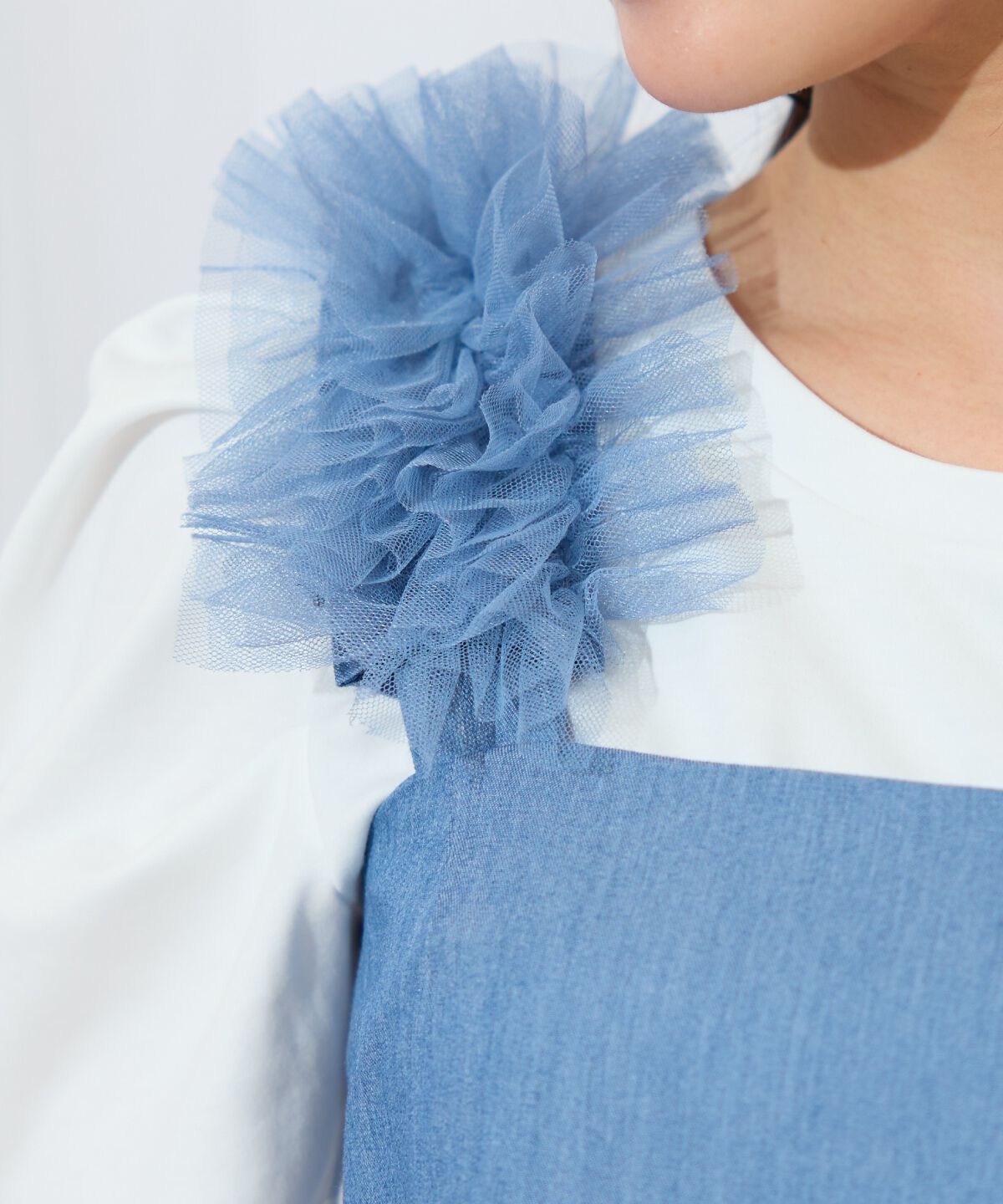 WILLSELECTION「チュールフリルマーメイドジャンスカ」|ワンピース|