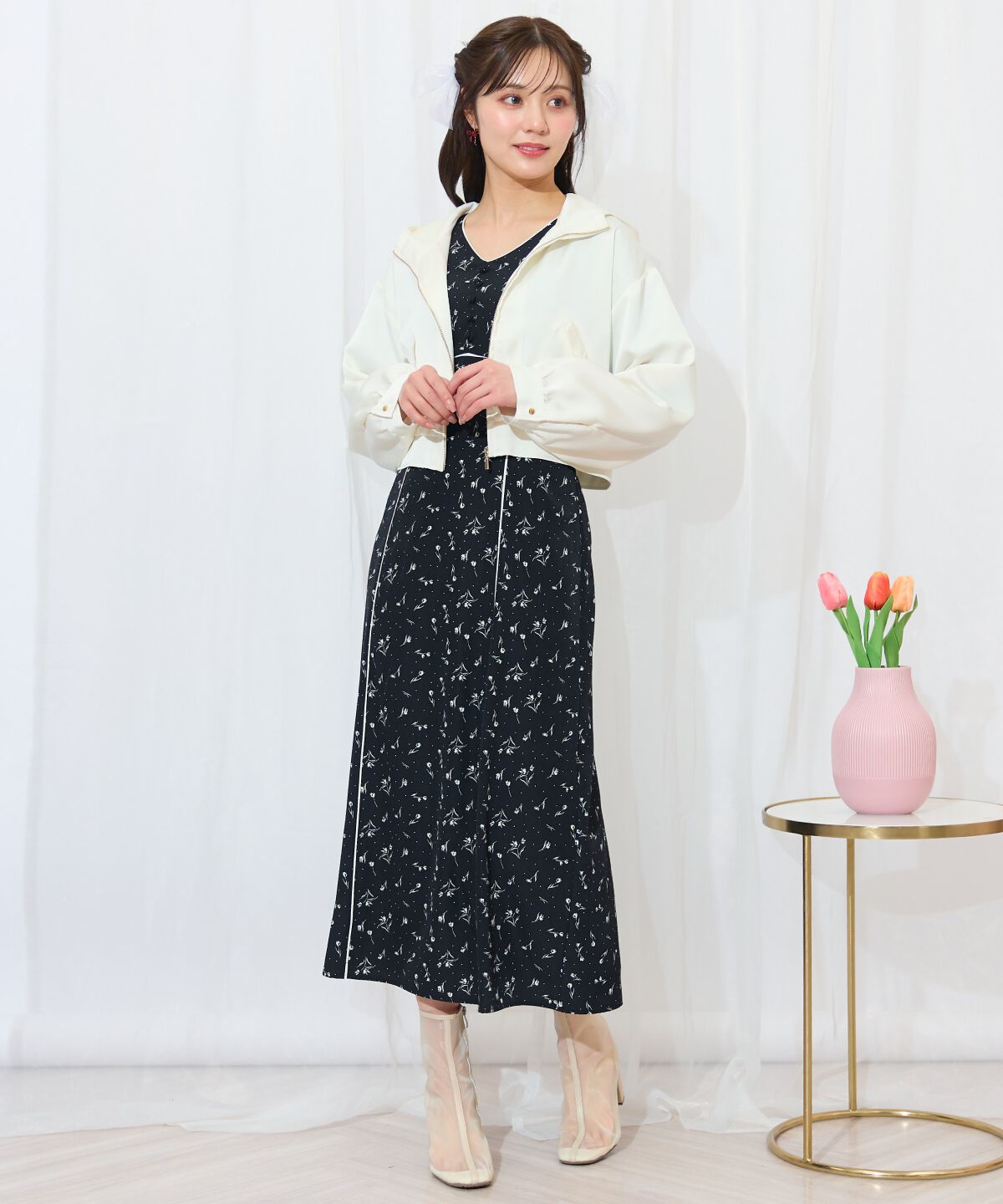 WILLSELECTION「リボンポケットブルゾン」|ブルゾン・スタジャン|