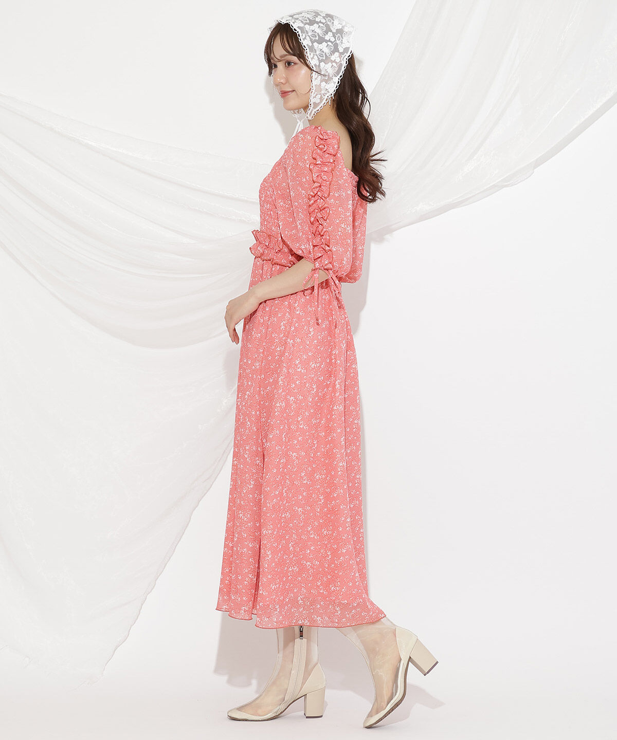 WILLSELECTION「ミニフラワーシャーリングワンピース」|ワンピース|