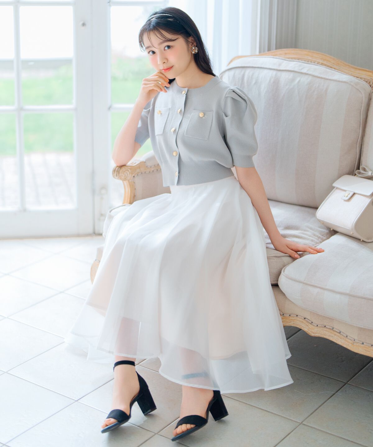 WILLSELECTION「オーガンジーフレアスカート」|フレア|