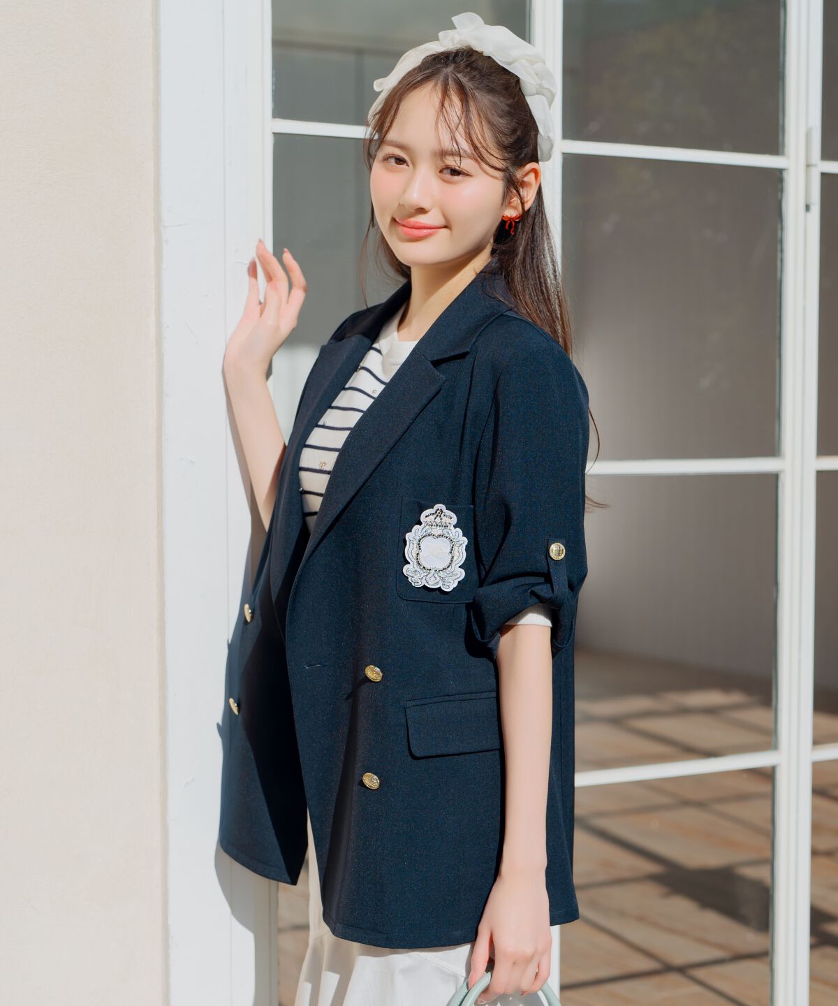 WILLSELECTION「エンブレム付きテーラードジャケット」|テーラードジャケット|