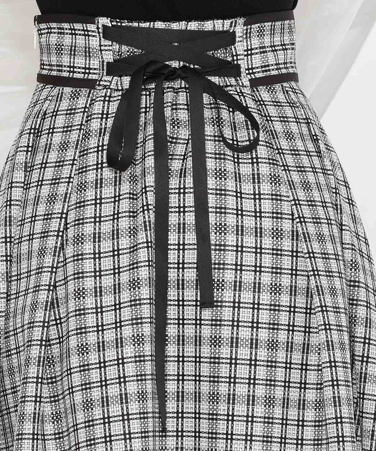 WILLSELECTION「パイピングデザインタックスカート」|フレア|