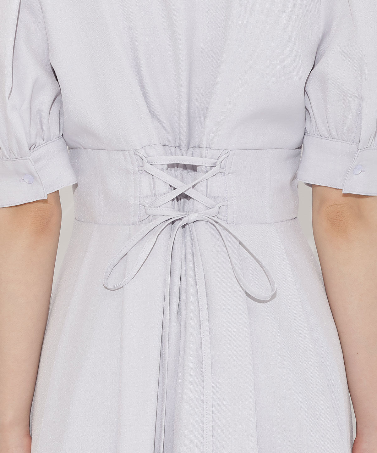 WILLSELECTION「リボンタイコルセットシャツワンピース」|ワンピース|