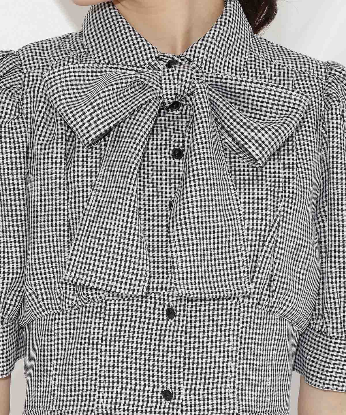 WILLSELECTION「リボンタイコルセットシャツワンピース」|ワンピース|