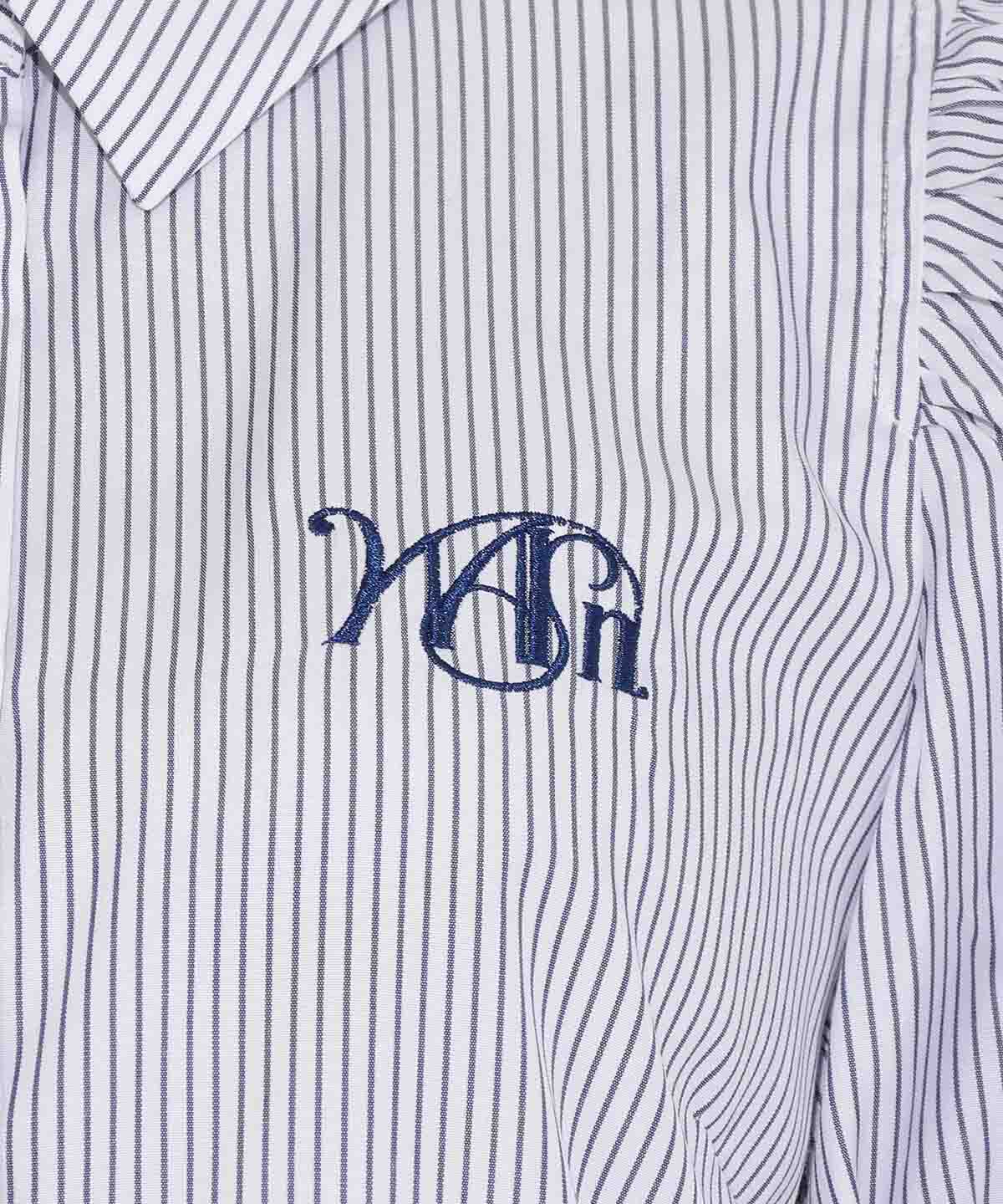 WILLSELECTION「刺繍ストライプパフブラウス」|シャツ・ブラウス|