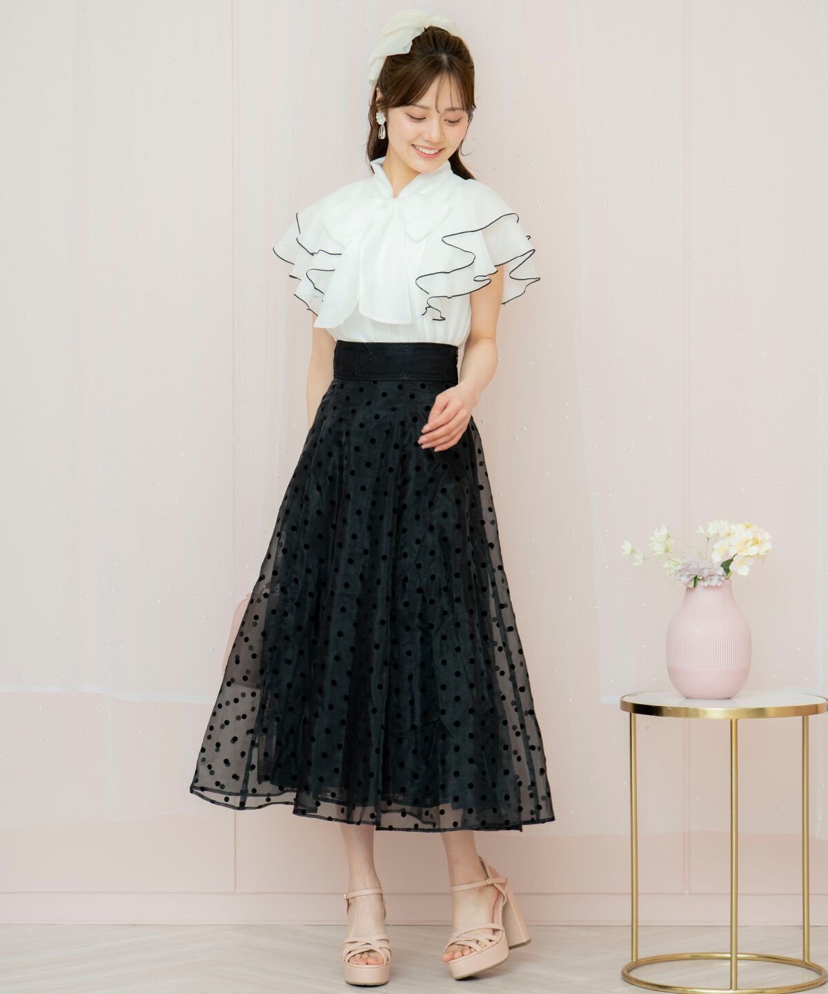 WILLSELECTION「メロウラッフルフリルブラウス」|シャツ・ブラウス|