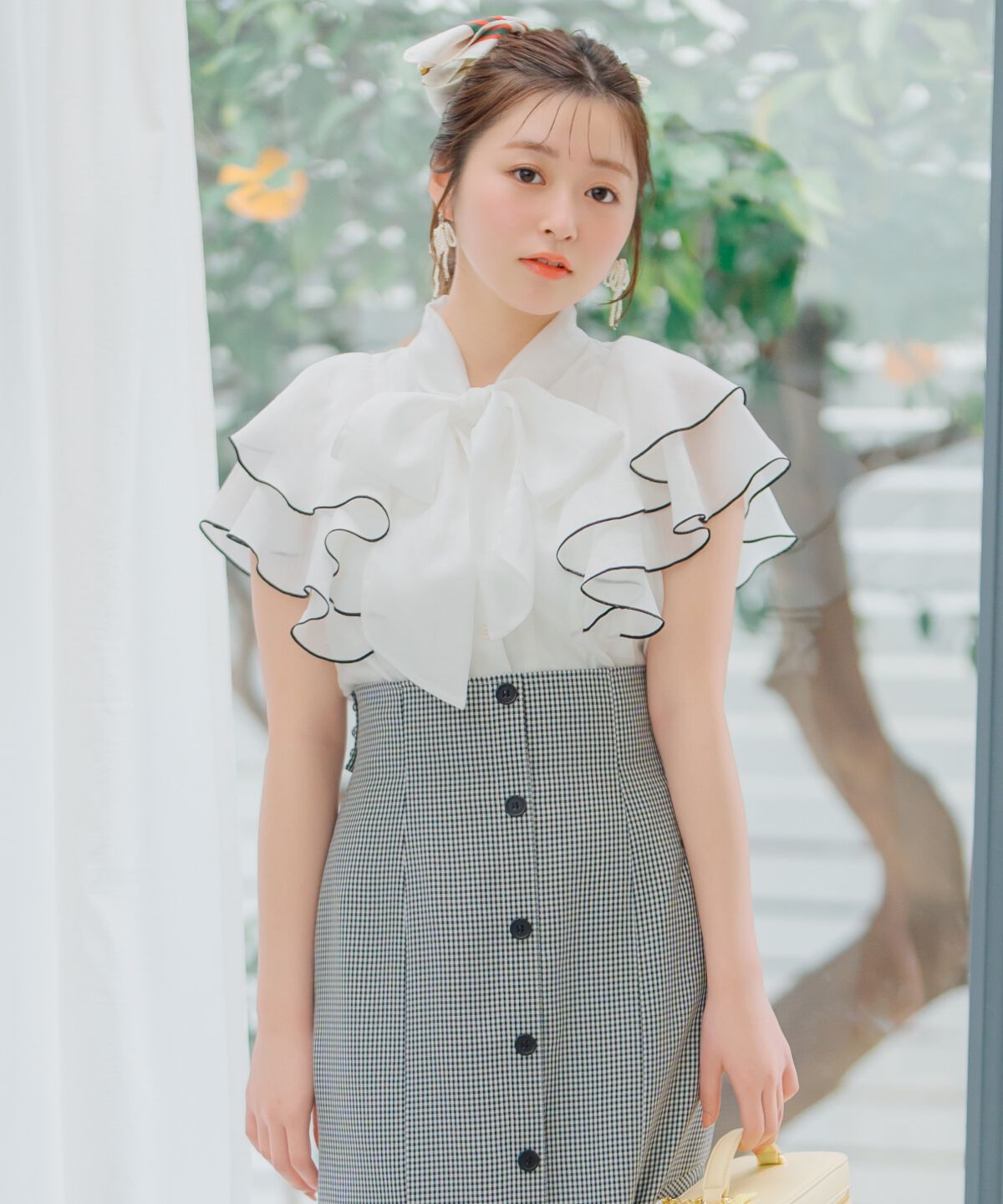 WILLSELECTION「メロウラッフルフリルブラウス」|シャツ・ブラウス|