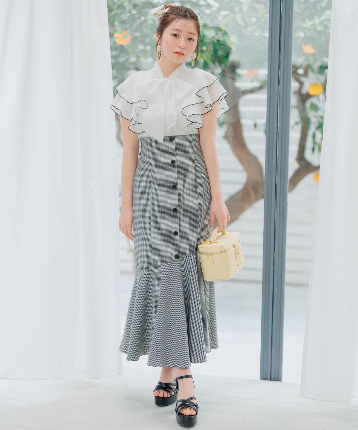 WILLSELECTION「メロウラッフルフリルブラウス」|シャツ・ブラウス|