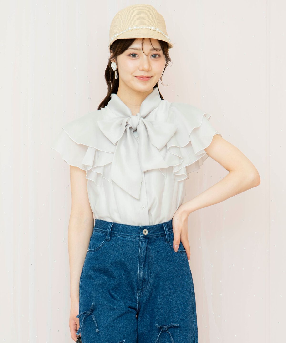 WILLSELECTION「メロウラッフルフリルブラウス」|シャツ・ブラウス|