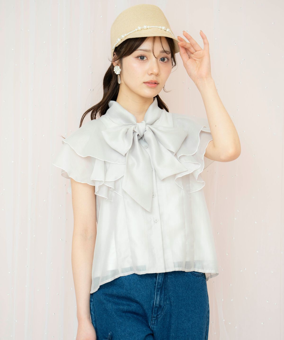 WILLSELECTION「メロウラッフルフリルブラウス」|シャツ・ブラウス|