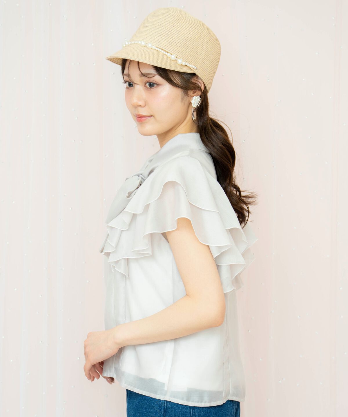 WILLSELECTION「メロウラッフルフリルブラウス」|シャツ・ブラウス|