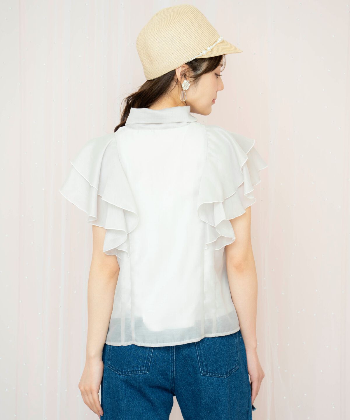 WILLSELECTION「メロウラッフルフリルブラウス」|シャツ・ブラウス|