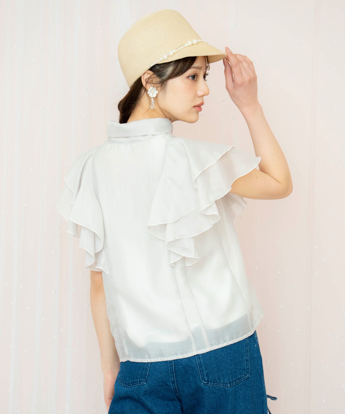 WILLSELECTION「メロウラッフルフリルブラウス」|シャツ・ブラウス|