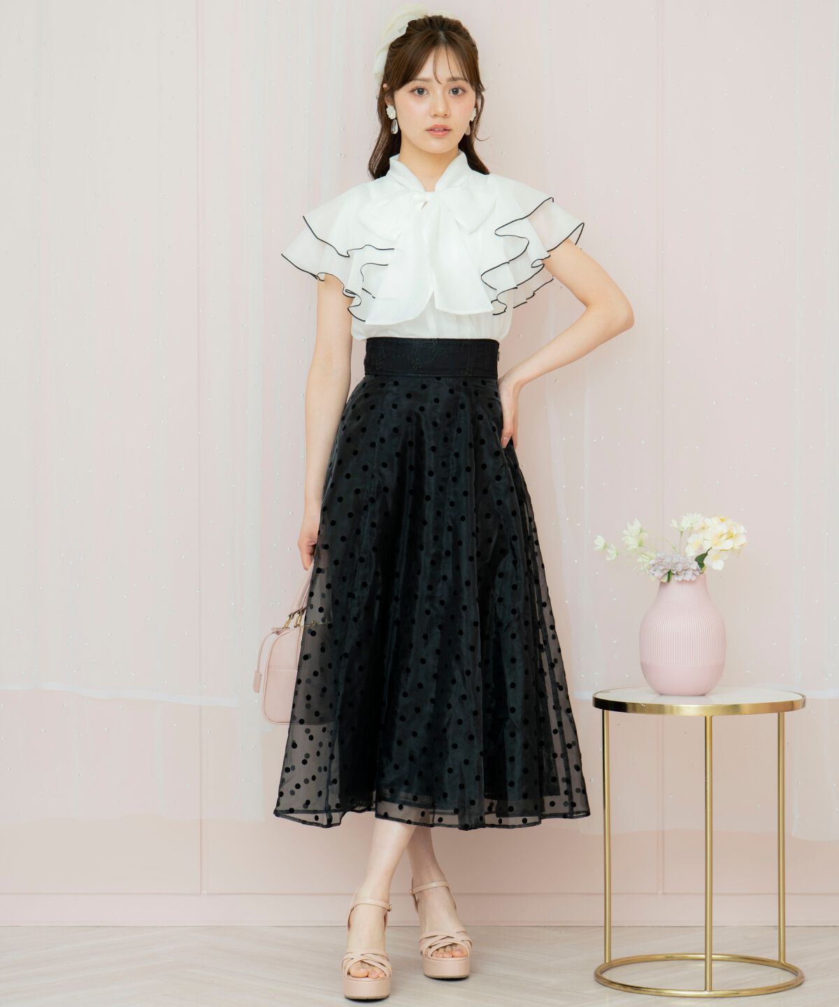 WILLSELECTION「メロウラッフルフリルブラウス」|シャツ・ブラウス|