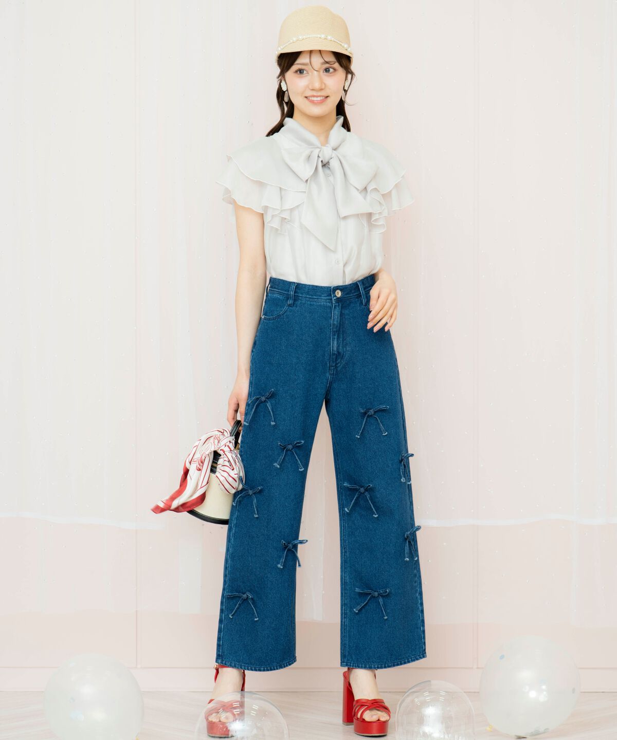 WILLSELECTION「メロウラッフルフリルブラウス」|シャツ・ブラウス|