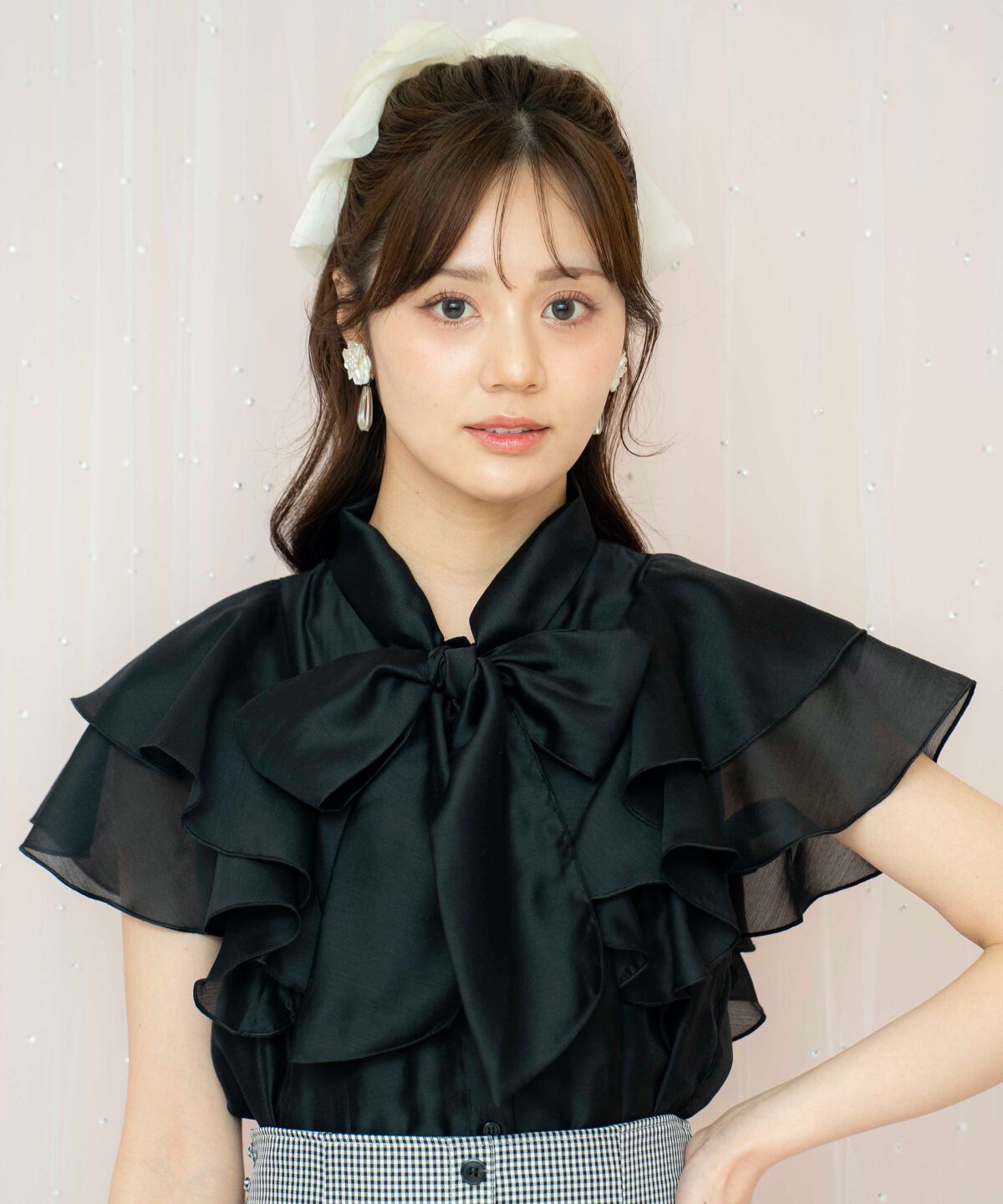 WILLSELECTION「メロウラッフルフリルブラウス」|シャツ・ブラウス|