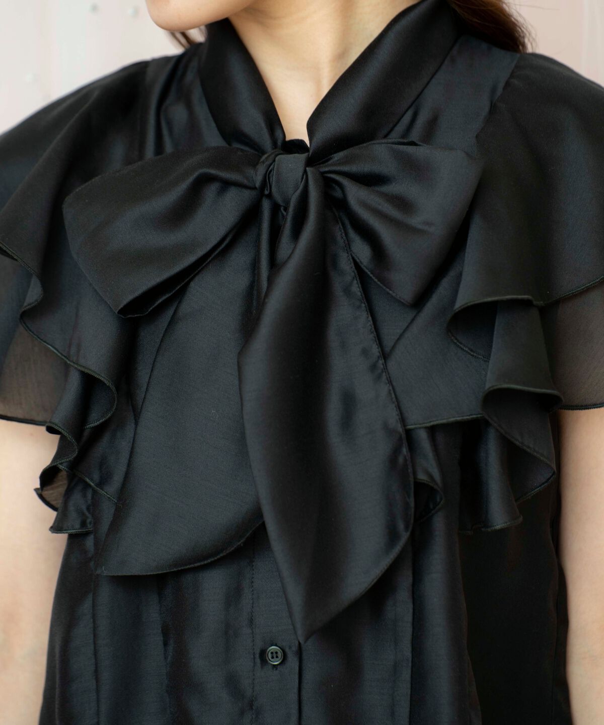 WILLSELECTION「メロウラッフルフリルブラウス」|シャツ・ブラウス|