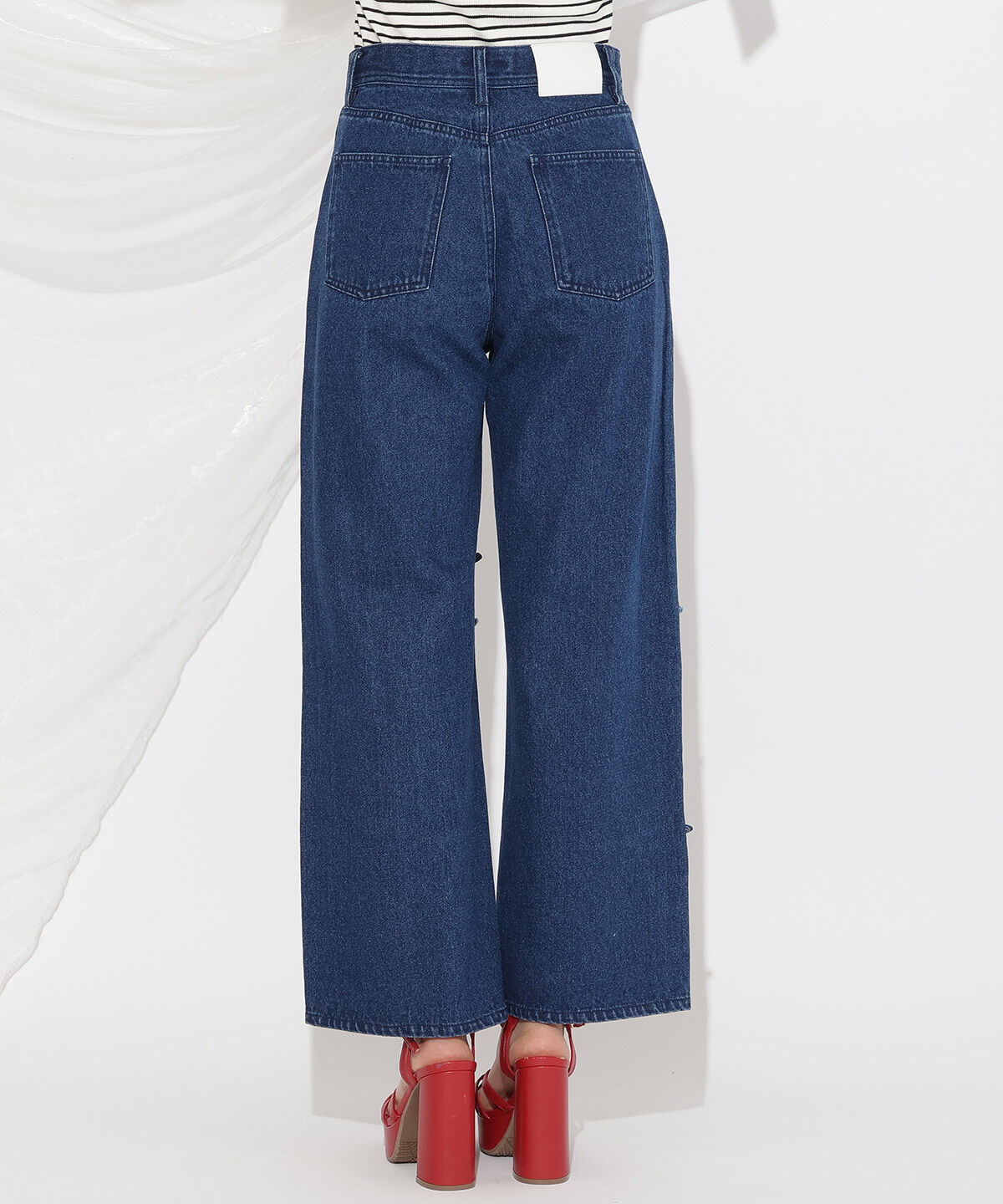 WILLSELECTION「リボンモチーフデニムパンツ」|その他|