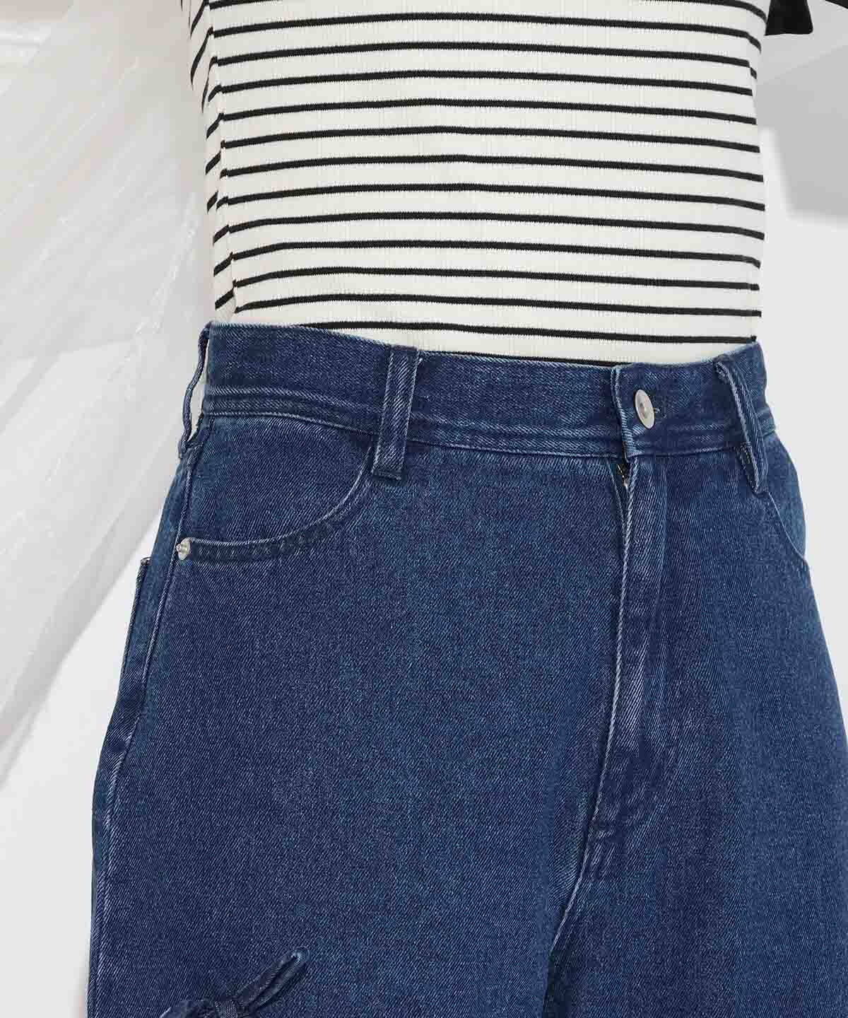 WILLSELECTION「リボンモチーフデニムパンツ」|その他|