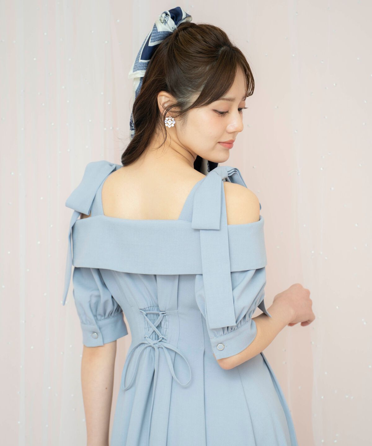 WILLSELECTION「リボンストラップオフショルワンピース」|ワンピース|