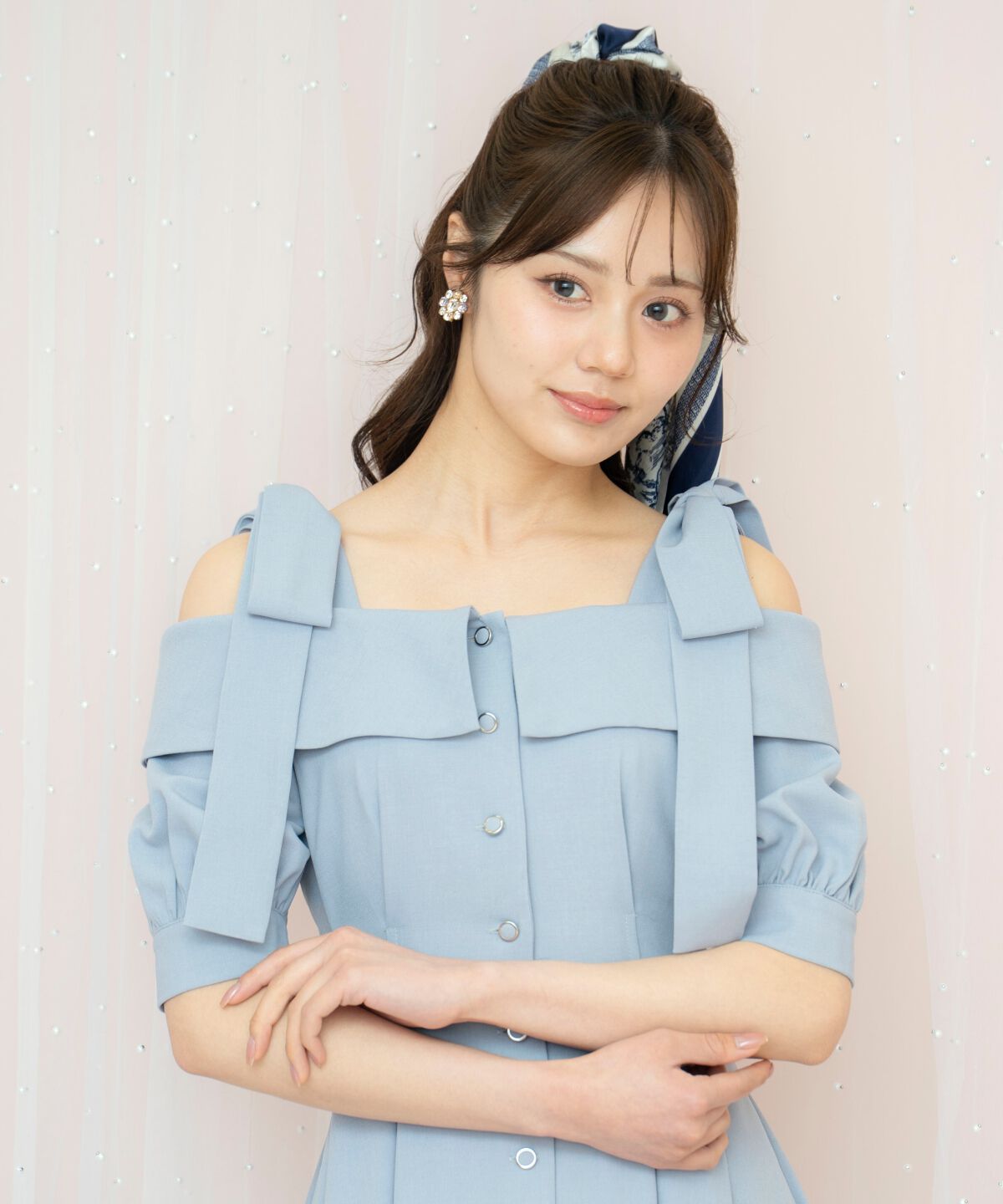 WILLSELECTION「リボンストラップオフショルワンピース」|ワンピース|