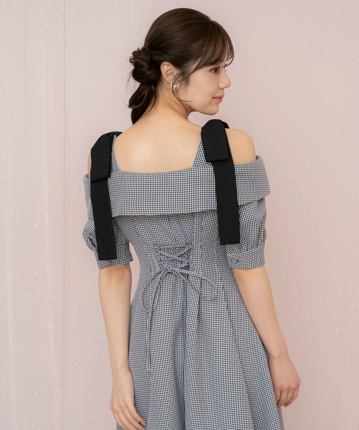 WILLSELECTION「リボンストラップオフショルワンピース」|ワンピース|