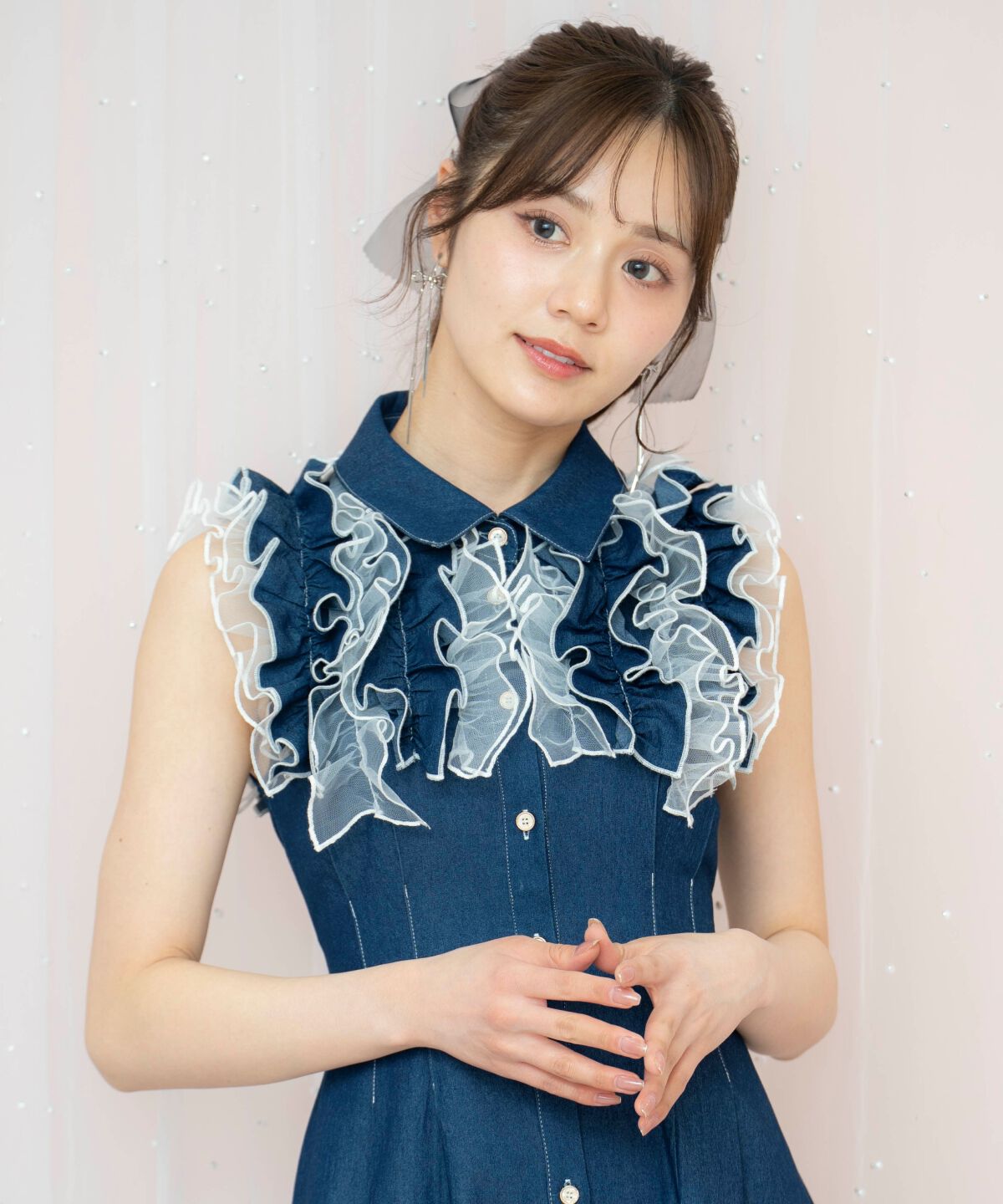 WILLSELECTION「チュールフリルワンピース」|ワンピース|