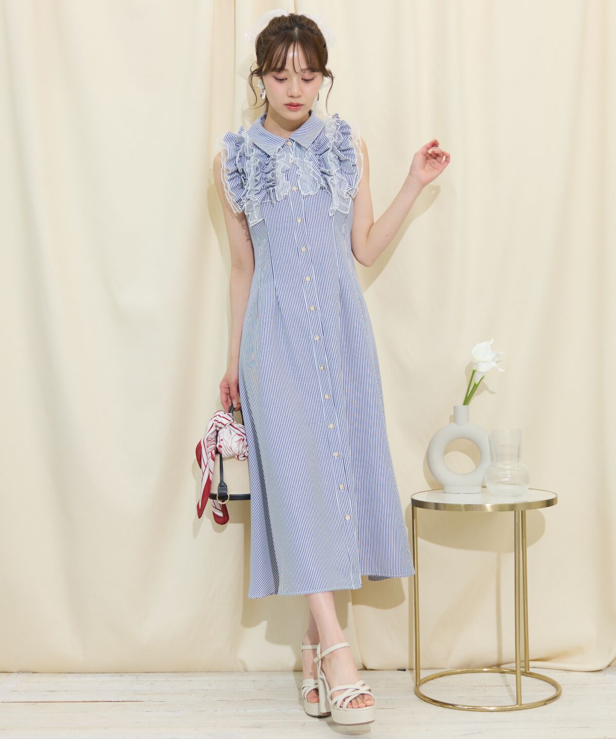 WILLSELECTION「チュールフリルワンピース」|ワンピース|