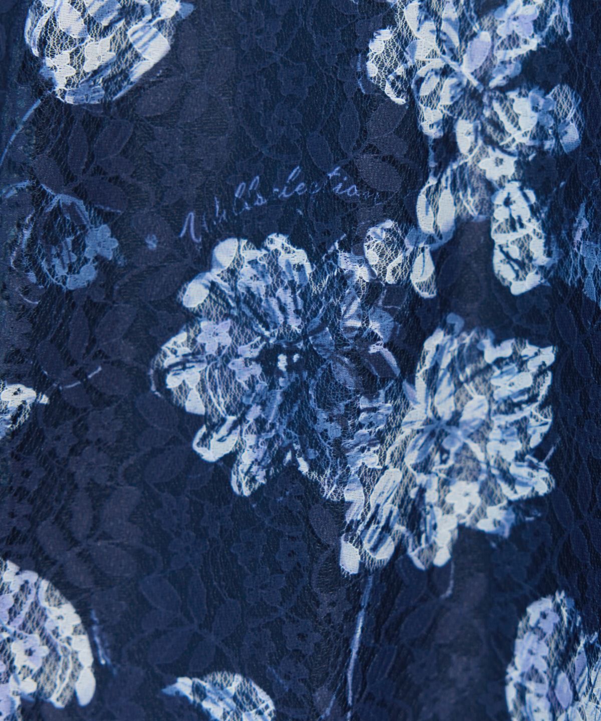 WILLSELECTION「ニュアンスフラワーレースプリントワンピース」|ワンピース|