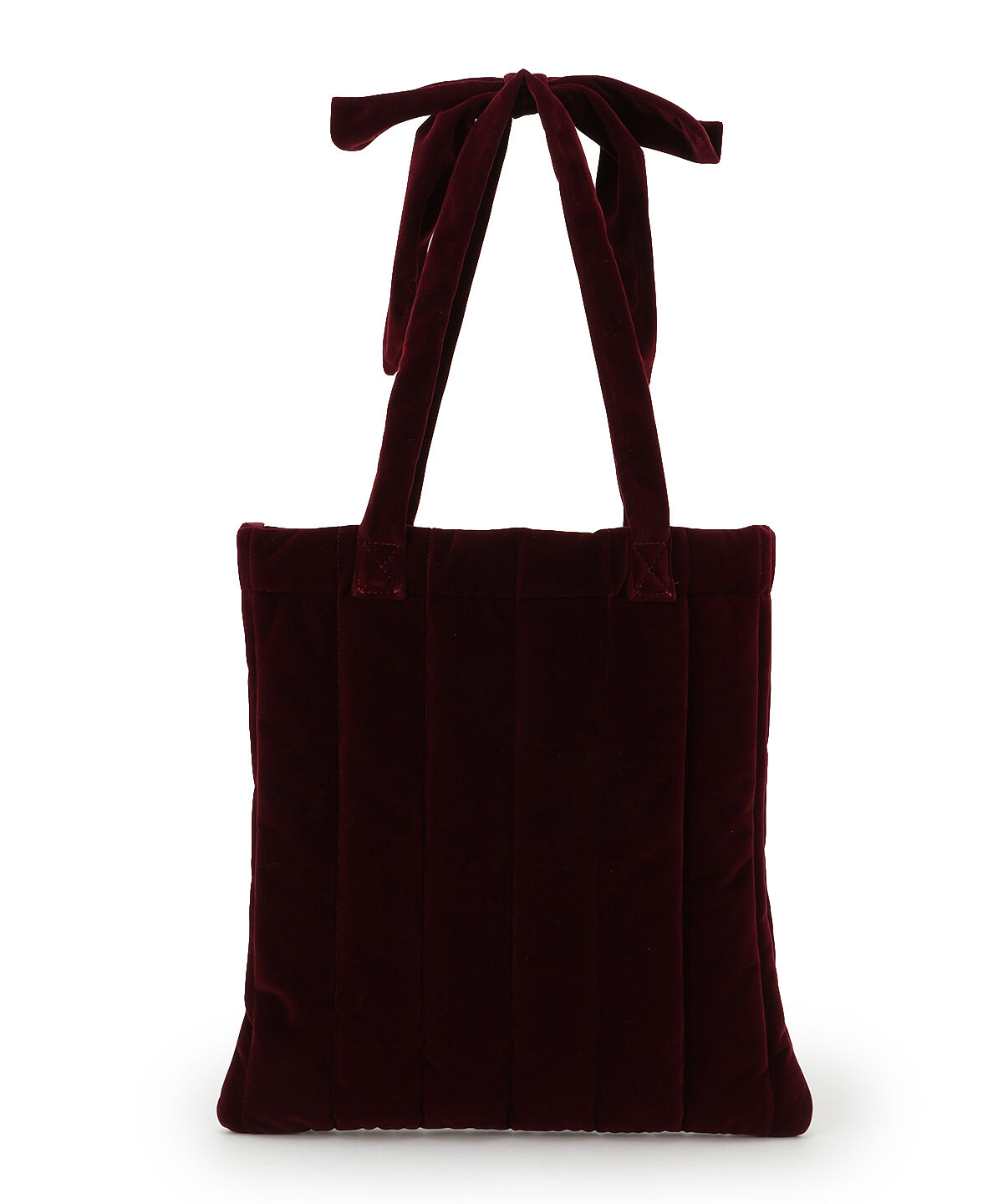 WILLSELECTION「ショルダーリボンベロアトート」|トートバッグ|