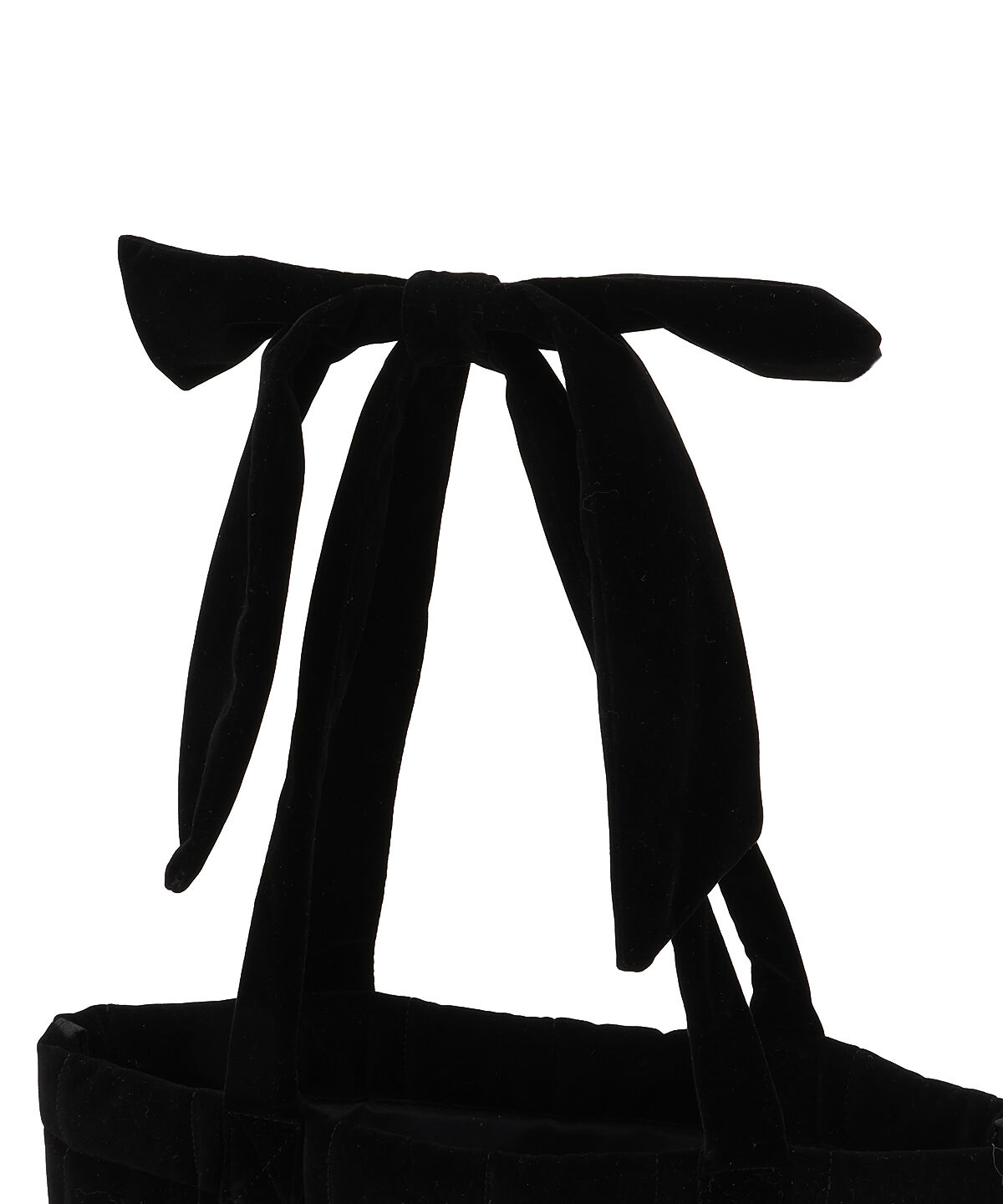 WILLSELECTION「ショルダーリボンベロアトート」|トートバッグ|