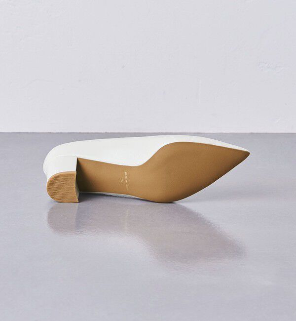 UNITED ARROWS「ポインテッドトゥ チャンキーパンプス」|パンプス|