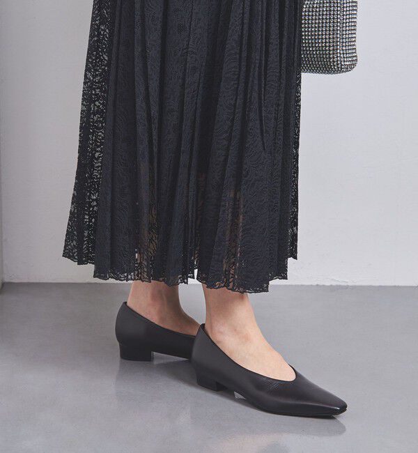 UNITED ARROWS「スクエア ポインテッド フラットシューズ」|パンプス|