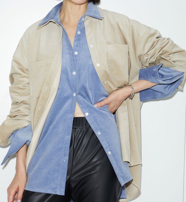 AEWEN MATOPH「＜AEWEN MATOPH＞コーデュロイシャツ ‐ ウォッシャブル ‐」|シャツ・ブラウス|