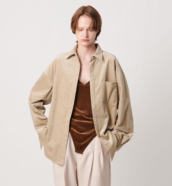 AEWEN MATOPH「＜AEWEN MATOPH＞コーデュロイシャツ ‐ ウォッシャブル ‐」|シャツ・ブラウス|