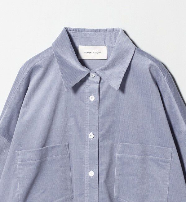 AEWEN MATOPH「＜AEWEN MATOPH＞コーデュロイシャツ ‐ ウォッシャブル ‐」|シャツ・ブラウス|