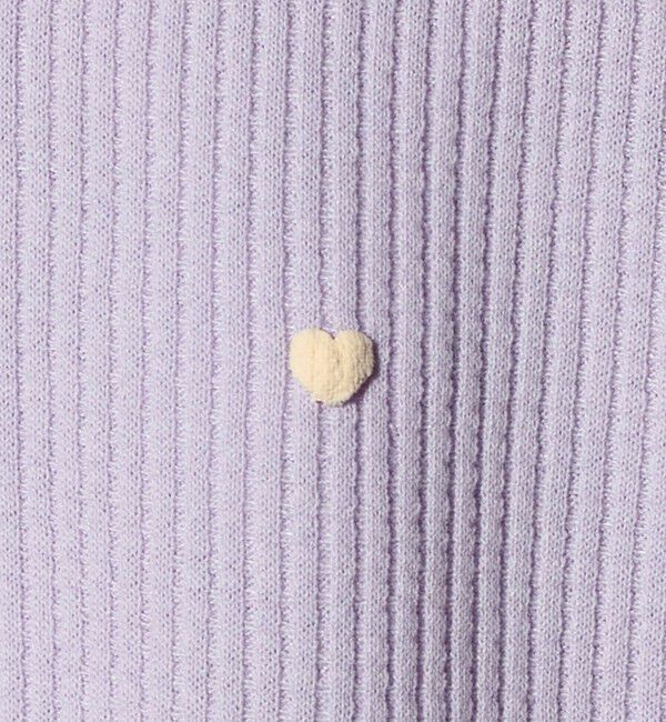 UNITED ARROWS green label relaxing「ハート総柄 ワッフル ロングスリーブTシャツ / キッズ  100cmー160cm」|Tシャツ・カットソー|