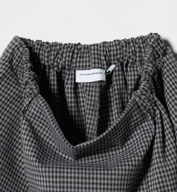UNITED ARROWS green label relaxing「チェック スカパン（ブラック）/ キッズ  120cm-160cm」|その他|