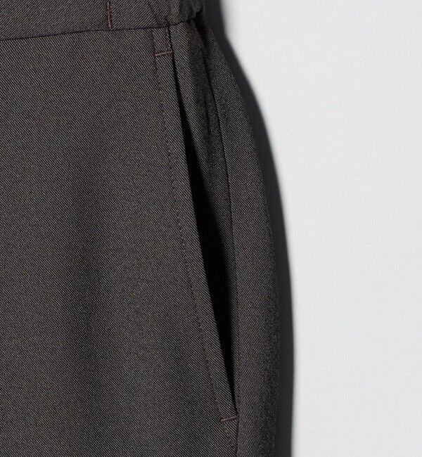 UNITED ARROWS green label relaxing「A+ ポリエステル シャークスキン スタンダード イージー セットアップ パンツ スラックス -ウォッシャブル」|スラックス|