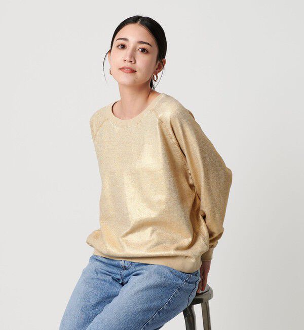 BEAUTY&YOUTH UNITED ARROWS「＜dahl'ia＞ホイルプリント スウェットプルオーバー」|スウェット・ジャージ|