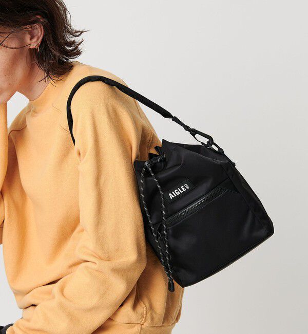 BEAUTY&YOUTH UNITED ARROWS「＜AIGLE＞ドロスト ショルダーバッグ 2WAY」|ショルダー・メッセンジャー|BLACK