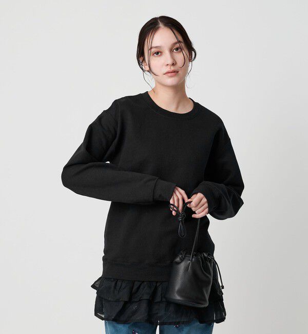 BEAUTY&YOUTH UNITED ARROWS「＜dahl'ia＞リメイクフリル スウェットプルオーバー」|スウェット・ジャージ|