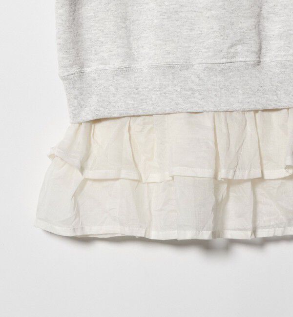 BEAUTY&YOUTH UNITED ARROWS「＜dahl'ia＞リメイクフリル スウェットプルオーバー」|スウェット・ジャージ|