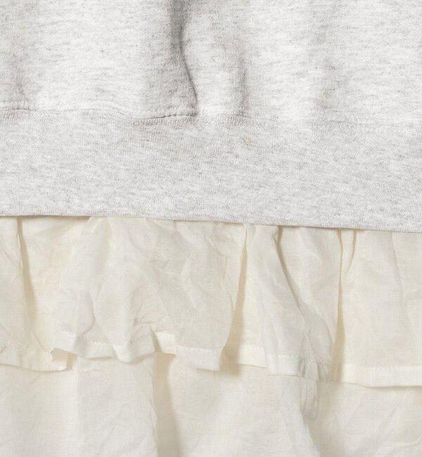 BEAUTY&YOUTH UNITED ARROWS「＜dahl'ia＞リメイクフリル スウェットプルオーバー」|スウェット・ジャージ|