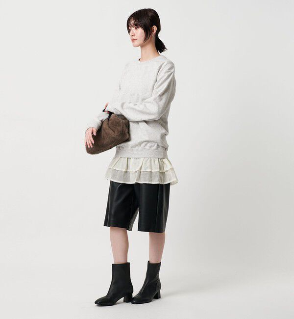 BEAUTY&YOUTH UNITED ARROWS「＜dahl'ia＞リメイクフリル スウェットプルオーバー」|スウェット・ジャージ|