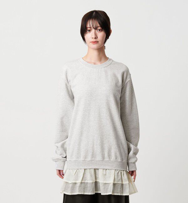 BEAUTY&YOUTH UNITED ARROWS「＜dahl'ia＞リメイクフリル スウェットプルオーバー」|スウェット・ジャージ|