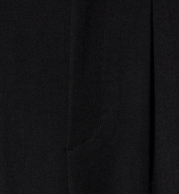 BEAUTY&YOUTH UNITED ARROWS「【WEB限定 Wardrobe DAILY MINIMAL】ウールライク ランダムタック ワイドパンツ ウォッシャブル」|スラックス|