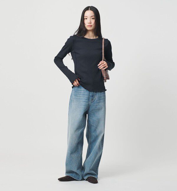 BEAUTY&YOUTH UNITED ARROWS「ポリエステルコットンテレコ メローステッチ クルーネックカットソー」|Tシャツ・カットソー|