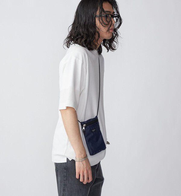 SHIPS「SHIPS:〈接触冷感〉トリコット ジャカード クルーネック Tシャツ」|Tシャツ・カットソー|