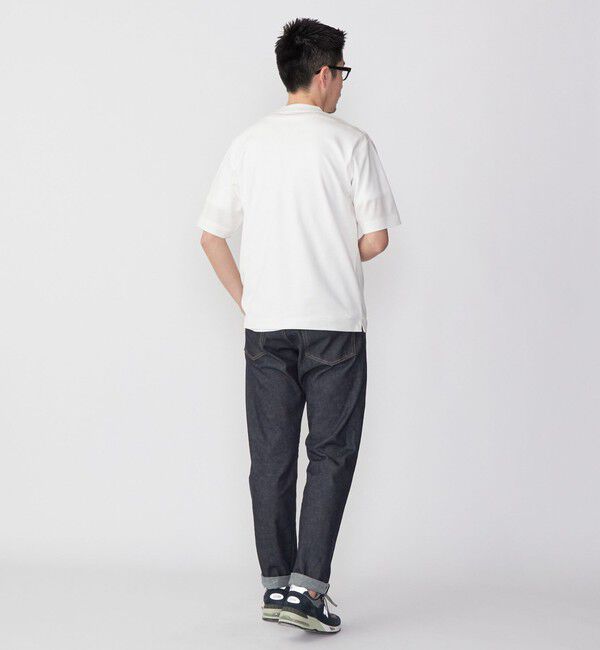 SHIPS「SHIPS:〈接触冷感〉トリコット ジャカード クルーネック Tシャツ」|Tシャツ・カットソー|